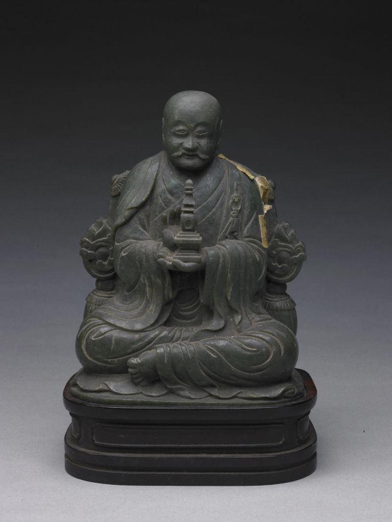 碧玉十八罗汉-阿必达尊者之正面